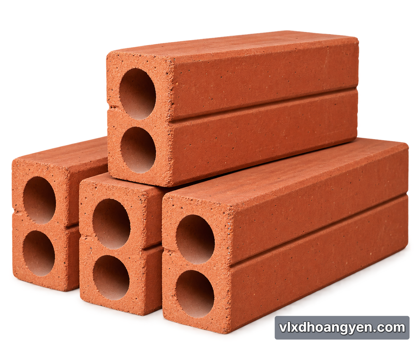 Gạch Tuynel 2 lỗ tại Đông Hà, Quảng Trị - VLXD Hoàng Yến