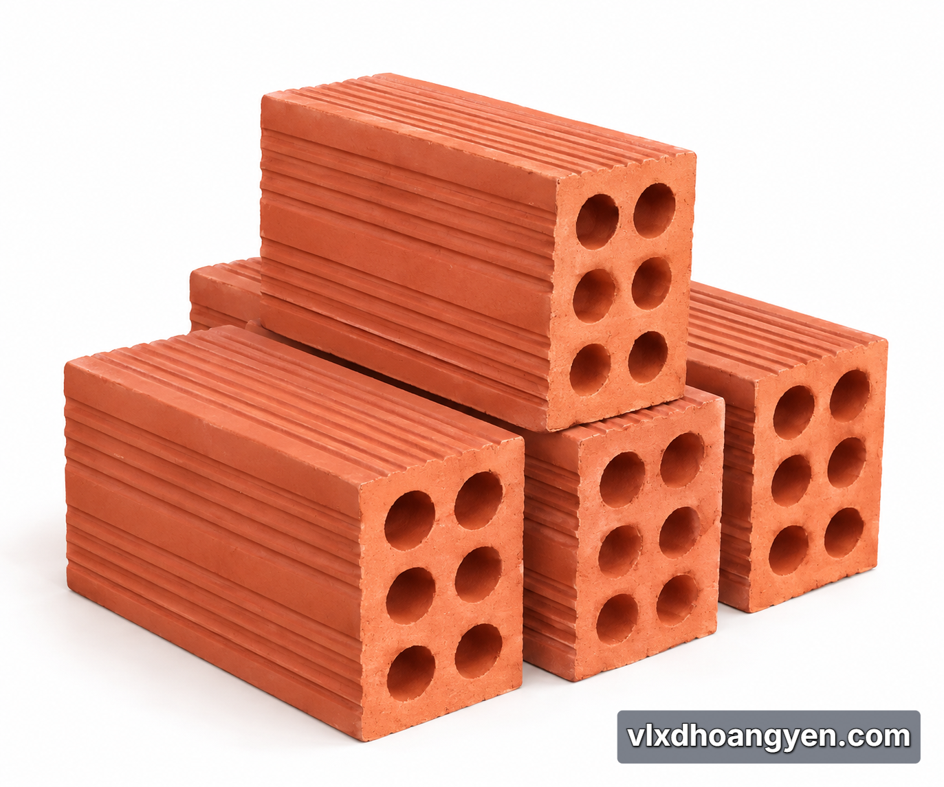 Gạch Tuynel 6 lỗ tại Đông Hà, Quảng Trị - VLXD Hoàng Yến